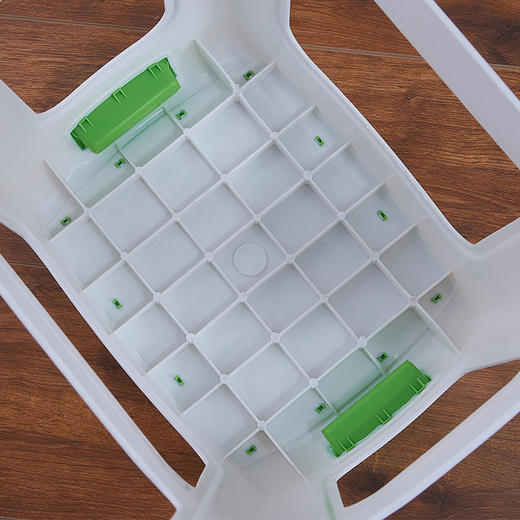 【会员价：30.90】好尔（Hore）凳子椅子 塑料凳子 餐椅 带提手大号绿色 1个装 商品图1