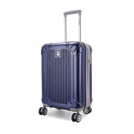 外交官（Diplomat）镜面扩充层箱子登机箱行李箱男女旅行箱万向轮拉杆箱密码箱TC-6012 20英寸 深蓝色 商品图1