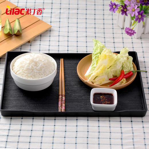 紫丁香茶盘托盘蓄水茶台日式创意托盘环保大号 商品图0