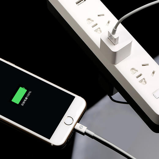毕亚兹 苹果数据线 iphone手机快充电源线USB充电器线 K15白0.3米支持iphone11/7/8Plus/X/XR/Xs max/ipad 商品图3