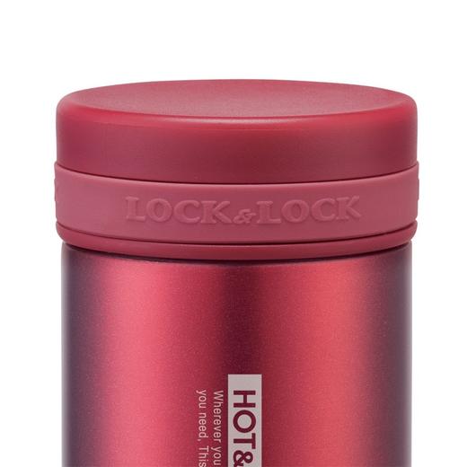 乐扣乐扣(lock&lock)不锈钢纤巧便携保温杯茶水杯车载商务杯子LHC560（300ml）红色 商品图2