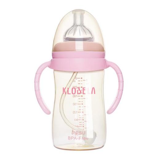 【奶瓶】*婴儿耐摔PPSU奶瓶新生儿宽口径带手柄塑料吸管宝宝 商品图4