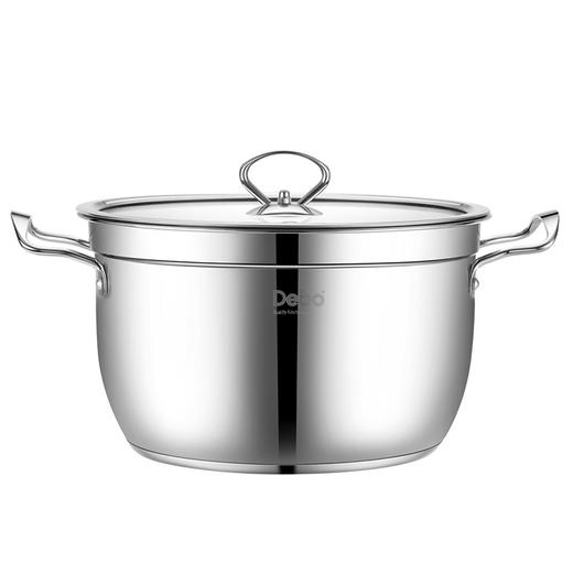 Debo德铂贝勒堡蒸锅不锈钢汤锅电磁炉燃气通用锅26cm 商品图0