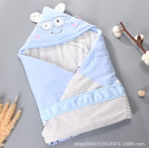 【婴儿用品】。婴儿抱被 新生儿抱毯春夏秋薄棉睡袋被子宝宝襁褓 商品图1