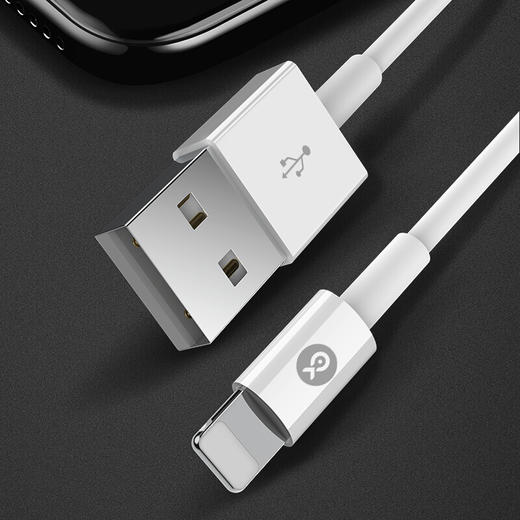 毕亚兹 苹果数据线 iphone手机快充电源线USB充电器线 K15白0.3米支持iphone11/7/8Plus/X/XR/Xs max/ipad 商品图4