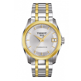天梭 TISSOT 库图系列女士自动机械腕表 手表 T035.207.22.031.00