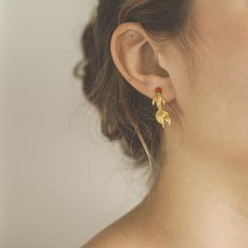 订购8周到｜Polar Jewelry-Solid Koi-Baby 锦鲤 耳环［丹麦设计师］