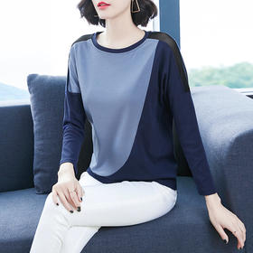 AHM-tywf6660秋季新款时尚洋气圆领小衫