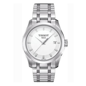 天梭 TISSOT 库图系列钢带女士石英腕表 手表 T035.210.11.016.00