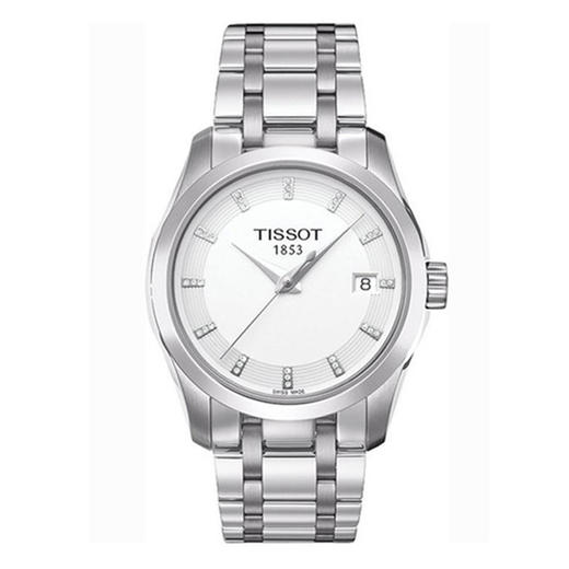 天梭 TISSOT 库图系列钢带女士石英腕表 手表 T035.210.11.016.00 商品图0