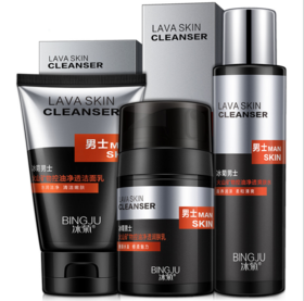 【男士护肤】*冰菊火山矿物男士护肤品三件套补水控油保湿护肤套装
