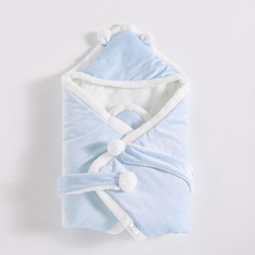 【婴儿抱被】羊羔绒加厚包被宝宝睡袋新生儿襁褓包巾儿童毯新生儿 商品图1
