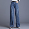 YYH-YXB188820秋季新款宽松修身显瘦高腰牛仔阔腿裤 商品缩略图0