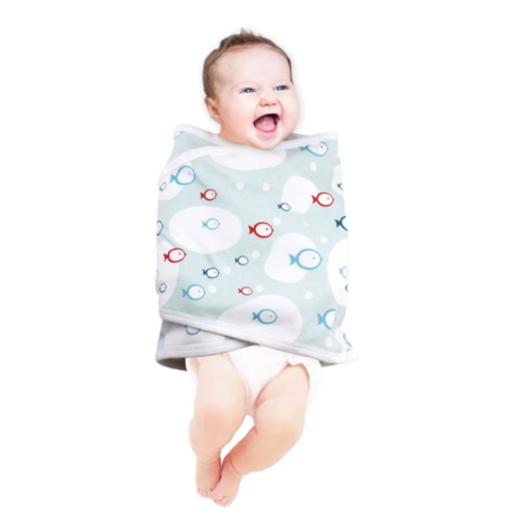 【婴儿用品】。婴儿防惊跳睡袋 襁褓抱被新生儿包被宝宝夏季薄款纯棉包巾防踢被 商品图4
