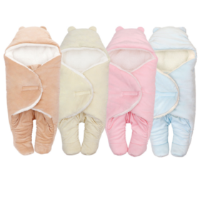 【母婴】婴儿睡袋新生儿秋冬防惊跳襁褓宝宝抱毯男女儿童睡袋