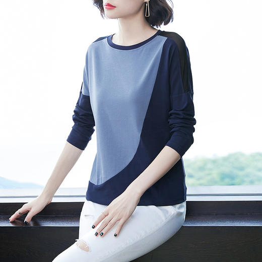 AHM-tywf6660秋季新款时尚洋气圆领小衫 商品图3