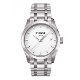 天梭 TISSOT 库图系列钢带女士石英腕表 手表 T035.210.11.011.00