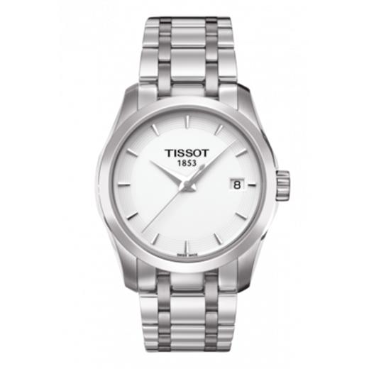 天梭 TISSOT 库图系列钢带女士石英腕表 手表 T035.210.11.011.00 商品图0