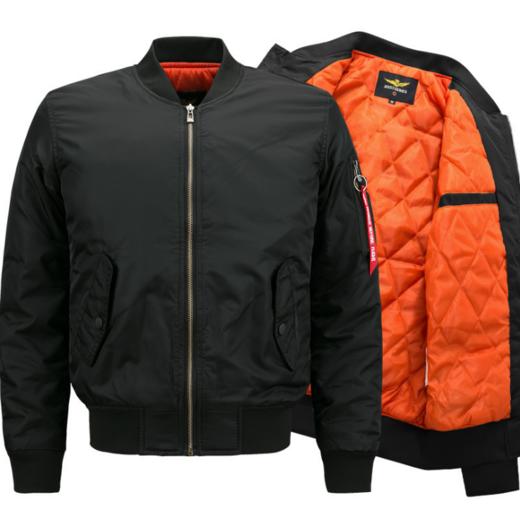 【男装】*秋冬大码男装运动休闲立领棉衣夹克空军一号MA01飞行员棒球衫潮服 商品图0