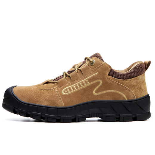 劳保鞋男钢包头防砸防刺耐磨橡胶底舒适防臭安全工作鞋 商品图4