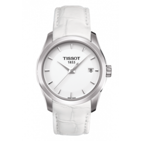 天梭 TISSOT 库图系列皮带女士石英腕表 手表 T035.210.16.011.00
