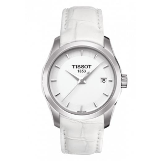 天梭 TISSOT 库图系列皮带女士石英腕表 手表 T035.210.16.011.00 商品图0