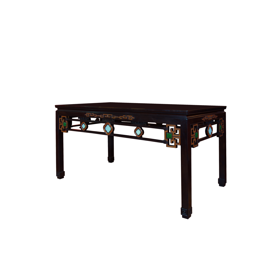 方胜大餐桌（一桌六椅）