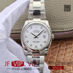 GMF劳士力更​新V2版本。 DATEJUST超级904L最‌强版​本日‌志型36系‎列腕表‎，男士腕表，精钢表带，自动机械机芯，密底。
