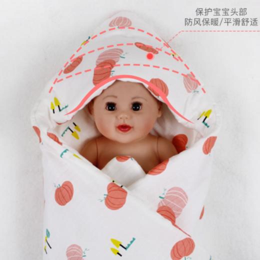 【婴儿用品】。婴儿秋冬包被新生儿防惊跳襁褓夹棉加厚宝宝抱被 商品图1