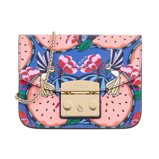 【香港直邮】Furla 芙拉 女士多色皮革单肩包 941739 商品图0