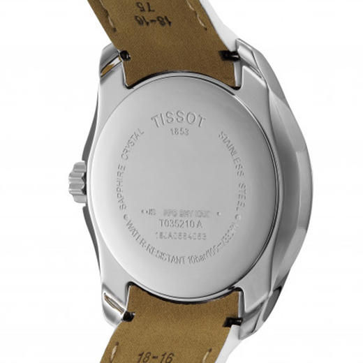 天梭 TISSOT 库图系列皮带女士石英腕表 手表 T035.210.16.011.00 商品图2