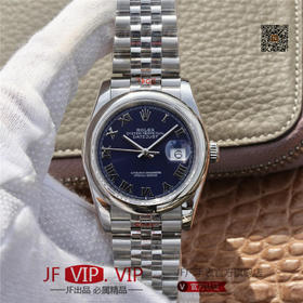 GMF劳力士更​新V2版本DATEJUST超级904L最‌强版​本日‌志型36系‎列腕表‎，男士腕表，精钢表带，自动机械机芯，密底。