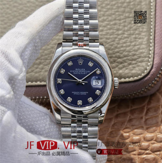 GMF劳力士更​新V2版本DATEJUST超级904L最‌强版​本日‌志型36系‎列腕表‎，男士腕表，精钢表带，自动机械机芯，密底。 商品图0