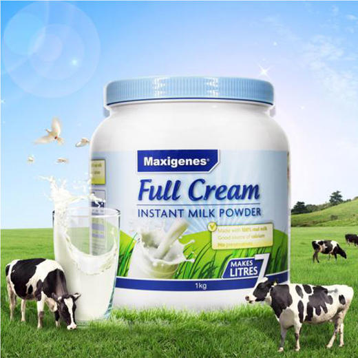 【保税区】澳洲美可卓 奶粉成人奶粉 全脂奶粉 蓝胖子1000克 1kg 商品图1