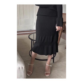 Viktoria Chan | AW19051 Thea Ribbed Skirt [针织半裙]
