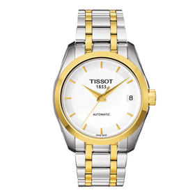 天梭 TISSOT 库图系列女士自动机械腕表 T035.207.22.011.00