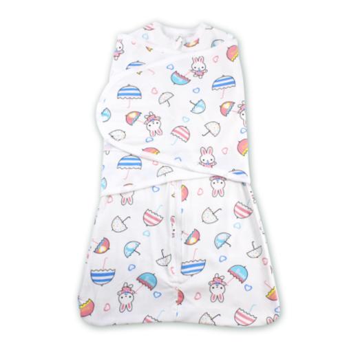 【婴儿用品】。婴儿防惊跳睡袋 襁褓抱被新生儿包被宝宝夏季薄款纯棉包巾防踢被 商品图3