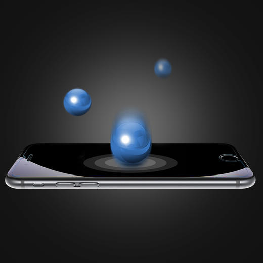 【3片装-抗蓝光】Smorss iPhone8 Plus/7Plus/6s Plus钢化膜 苹果8Plus/7plus/6sPlus钢化手机膜 【非全屏】 商品图3