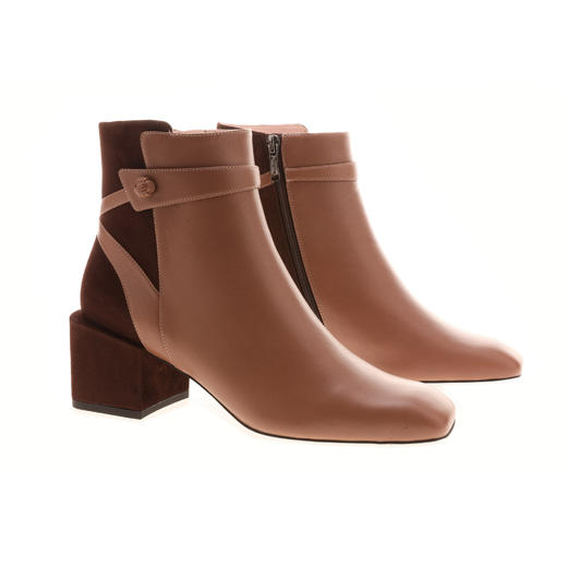 sheme【宁静同款】简约几何轮廓时髦短靴 商品图5