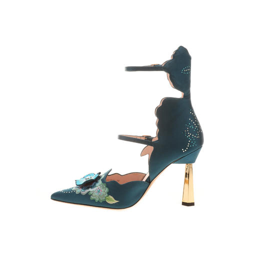 sheme  吕翔同款 《裳裳者华》罗马结构唯美新中式高跟鞋 商品图4