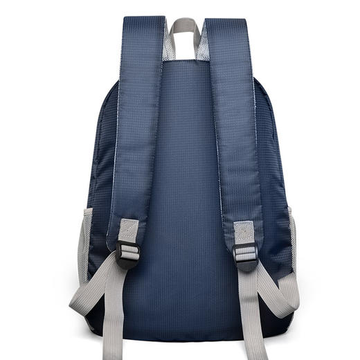 高尔夫GOLF双肩包可折叠电脑背包书包14英寸大容量防水轻便收纳携带户外旅行包D5BV82732S深蓝色 商品图3