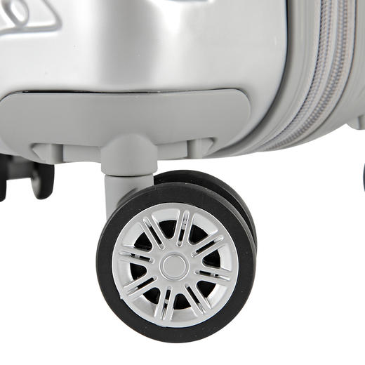 外交官（Diplomat）镜面扩充层箱子登机箱行李箱男女旅行箱万向轮拉杆箱密码箱TC-6012 20英寸 银色 商品图3