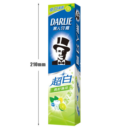 黑人（DARLIE）超白青柠薄荷美白牙膏140g 去黄牙 去牙渍 清新口气 商品图1