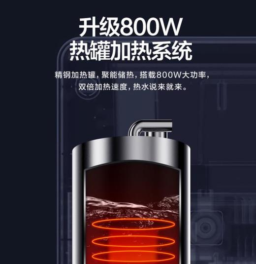 【家用电器】美的管线机MG907A-R家用壁挂式饮水机冷热型净水器拍档 商品图1