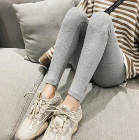 【服饰鞋包】新品秋冬纯棉打底裤九分韩版外穿小脚裤紧身女裤字母松紧