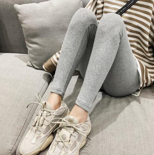 【服饰鞋包】新品秋冬纯棉打底裤九分韩版外穿小脚裤紧身女裤字母松紧 商品图0