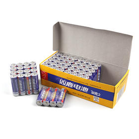 双鹿5号碳性电池  适用于儿童玩具/遥控器/挂钟/鼠标键盘等 AA/R6 60粒装
