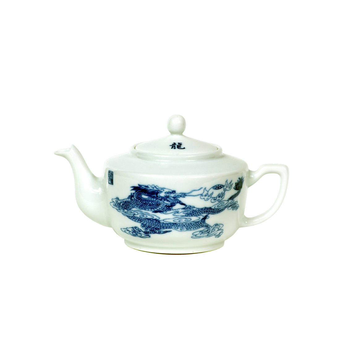 十二生肖青花瓷壶