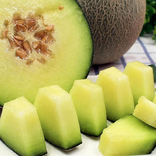 【玫珑网纹瓜】吃软不吃硬，可以用勺子挖着吃的蜜瓜 商品图0