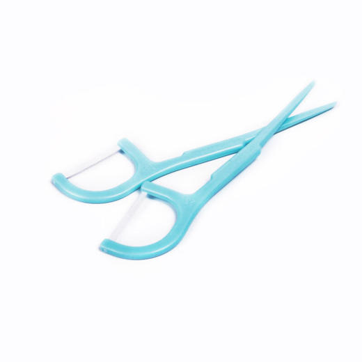 宜洁 牙线棒一次性护牙扁线牙签袋装100只装 送便携盒 Y-9832 商品图2